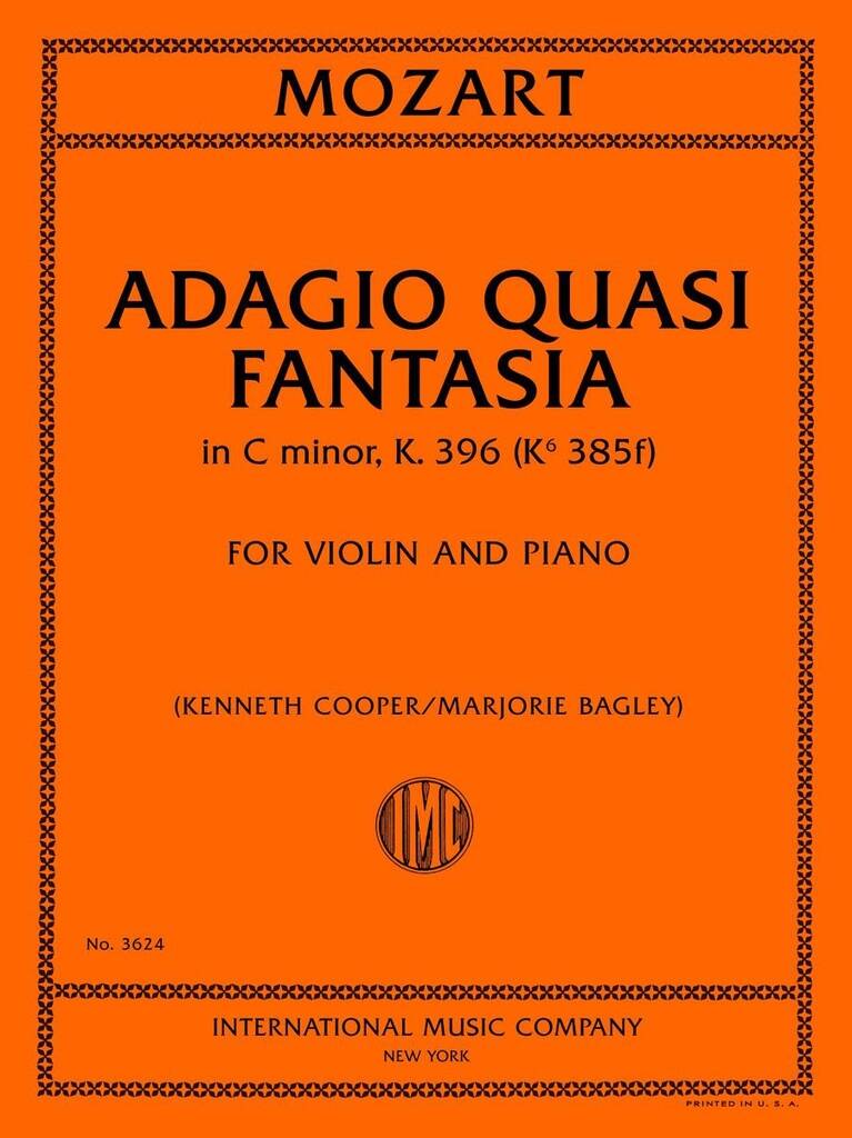 Adagio Quasi Fantasia C Minor K.396/K.385F